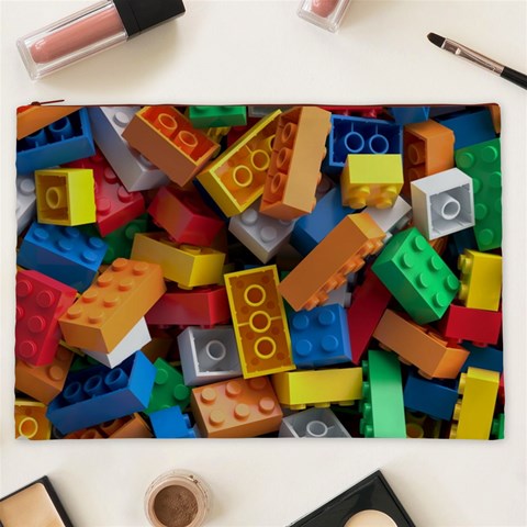 Lego, Toy Block, Colorfulness, Kids Cosmetic Bag (XXL) from ArtsNow.com Front