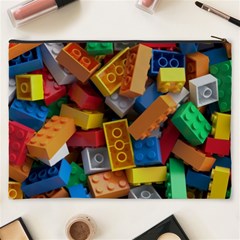 Lego, Toy Block, Colorfulness, Kids Cosmetic Bag (XXXL) from ArtsNow.com Back