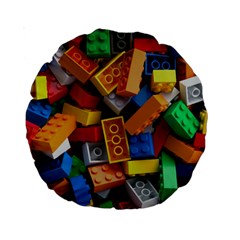 Lego, Toy Block, Colorfulness, Kids Standard 15  Premium Round Cushions from ArtsNow.com Back