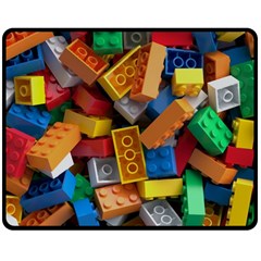 Lego, Toy Block, Colorfulness, Kids Two Sides Fleece Blanket (Medium) from ArtsNow.com 58.8 x47.4  Blanket Front