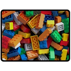 Lego, Toy Block, Colorfulness, Kids Two Sides Fleece Blanket (Large) from ArtsNow.com 80 x60  Blanket Front