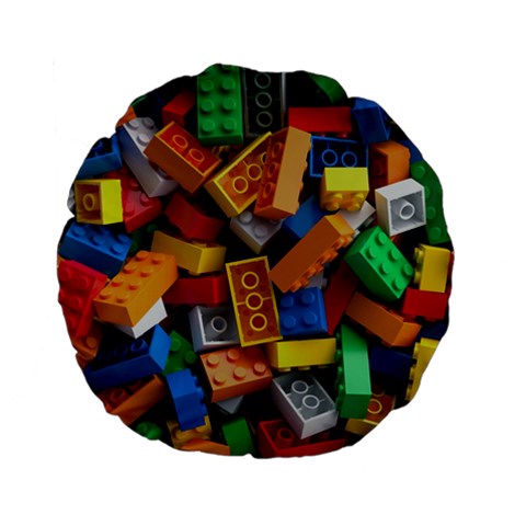 Lego, Toy Block, Colorfulness, Kids Standard 15  Premium Flano Round Cushions from ArtsNow.com Front