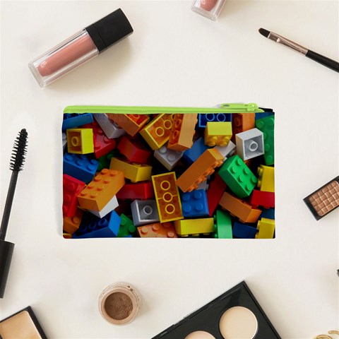 Lego, Toy Block, Colorfulness, Kids Cosmetic Bag (XS) from ArtsNow.com Back