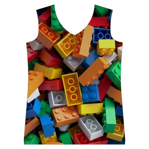 Lego, Toy Block, Colorfulness, Kids Women s Basketball Tank Top from ArtsNow.com Front