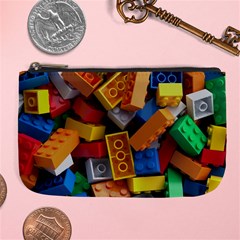 Lego, Toy Block, Colorfulness, Kids Large Coin Purse from ArtsNow.com Front