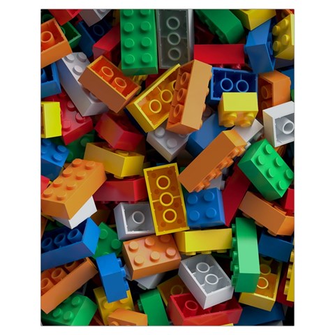 Lego, Toy Block, Colorfulness, Kids Drawstring Pouch (XL) from ArtsNow.com Front