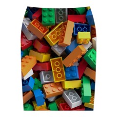 Lego, Toy Block, Colorfulness, Kids Midi Wrap Pencil Skirt from ArtsNow.com Back