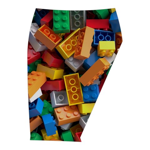 Lego, Toy Block, Colorfulness, Kids Midi Wrap Pencil Skirt from ArtsNow.com  Front Right 