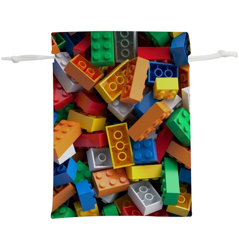 Lego, Toy Block, Colorfulness, Kids Lightweight Drawstring Pouch (XL) from ArtsNow.com Front