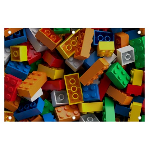 Lego, Toy Block, Colorfulness, Kids Banner and Sign 6  x 4  from ArtsNow.com Front