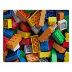 Lego, Toy Block, Colorfulness, Kids Premium Plush Fleece Blanket (Large)