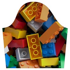 Lego, Toy Block, Colorfulness, Kids Trumpet Sleeve Cropped Top from ArtsNow.com Sleeve Left