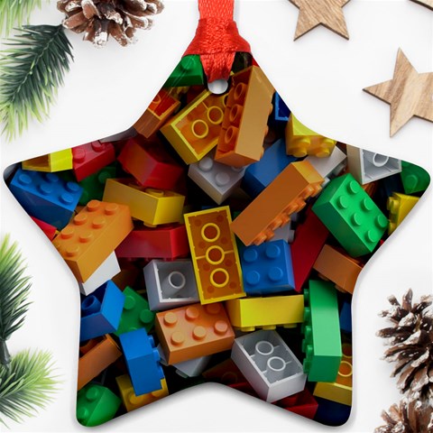 Lego, Toy Block, Colorfulness Ornament (Star) from ArtsNow.com Front