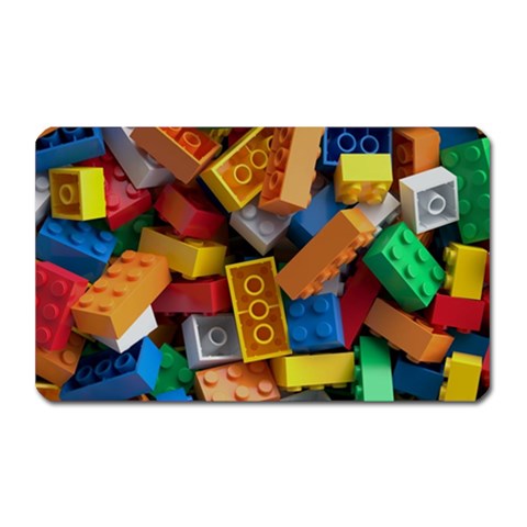 Lego, Toy Block, Colorfulness Magnet (Rectangular) from ArtsNow.com Front