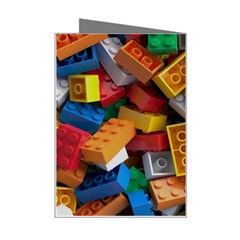 Lego, Toy Block, Colorfulness Mini Greeting Card from ArtsNow.com Right