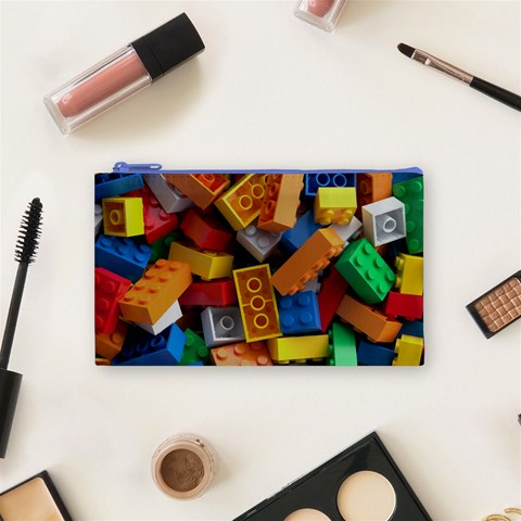 Lego, Toy Block, Colorfulness Cosmetic Bag (Small) from ArtsNow.com Front