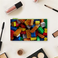 Lego, Toy Block, Colorfulness Cosmetic Bag (Small) from ArtsNow.com Front