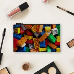 Lego, Toy Block, Colorfulness Cosmetic Bag (Small) from ArtsNow.com Front