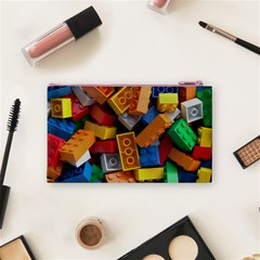 Lego, Toy Block, Colorfulness Cosmetic Bag (Small) from ArtsNow.com Back