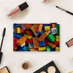 Lego, Toy Block, Colorfulness Cosmetic Bag (Small) from ArtsNow.com Back