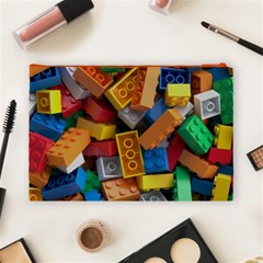 Lego, Toy Block, Colorfulness Cosmetic Bag (Large) from ArtsNow.com Back