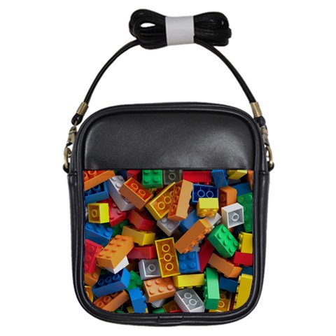 Lego, Toy Block, Colorfulness Girls Sling Bag from ArtsNow.com Front