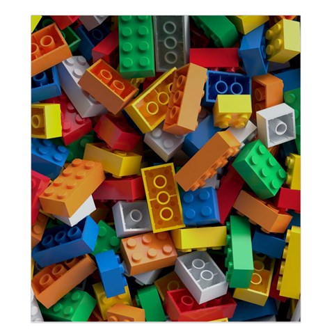 Lego, Toy Block, Colorfulness Duvet Cover (King Size) from ArtsNow.com Duvet Quilt