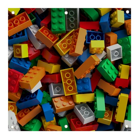 Lego, Toy Block, Colorfulness Banner and Sign 3  x 3  from ArtsNow.com Front