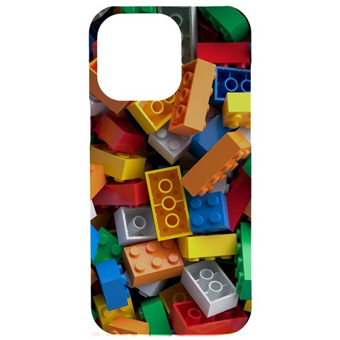 Lego, Toy Block, Colorfulness iPhone 15 Pro Max Black UV Print PC Hardshell Case from ArtsNow.com Front