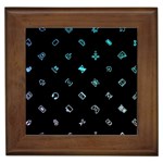 Noice, Dark, Gamer, Games, Gaming, Logo Framed Tile