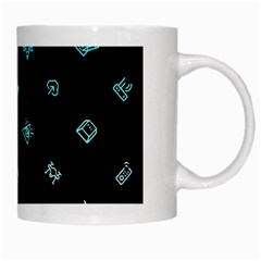 Noice, Dark, Gamer, Games, Gaming, Logo White Mug from ArtsNow.com Right