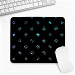 Noice, Dark, Gamer, Games, Gaming, Logo Large Mousepad