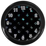 Noice, Dark, Gamer, Games, Gaming, Logo Wall Clock (Black)