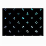 Noice, Dark, Gamer, Games, Gaming, Logo Postcard 4 x 6  (Pkg of 10)