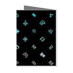 Noice, Dark, Gamer, Games, Gaming, Logo Mini Greeting Cards (Pkg of 8)