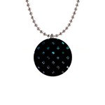 Noice, Dark, Gamer, Games, Gaming, Logo 1  Button Necklace