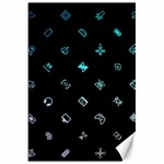 Noice, Dark, Gamer, Games, Gaming, Logo Canvas 20  x 30 