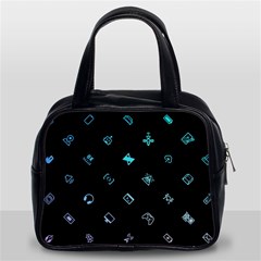 Noice, Dark, Gamer, Games, Gaming, Logo Classic Handbag (Two Sides) from ArtsNow.com Front