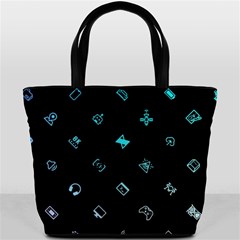 Noice, Dark, Gamer, Games, Gaming, Logo Bucket Bag from ArtsNow.com Front