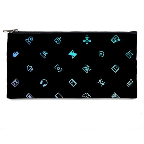 Noice, Dark, Gamer, Games, Gaming, Logo Pencil Case from ArtsNow.com Front