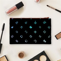 Noice, Dark, Gamer, Games, Gaming, Logo Cosmetic Bag (Medium) from ArtsNow.com Back