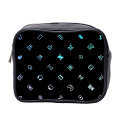 Noice, Dark, Gamer, Games, Gaming, Logo Mini Toiletries Bag (Two Sides) from ArtsNow.com Front