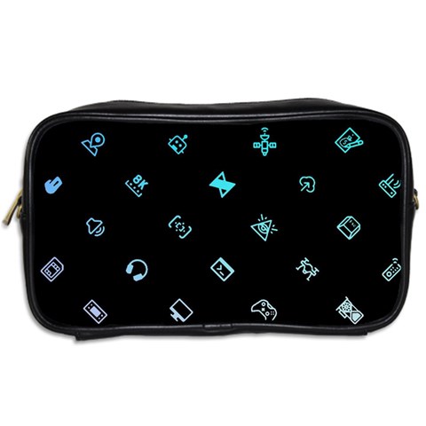 Noice, Dark, Gamer, Games, Gaming, Logo Toiletries Bag (Two Sides) from ArtsNow.com Back