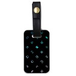 Noice, Dark, Gamer, Games, Gaming, Logo Luggage Tag (one side)