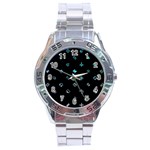 Noice, Dark, Gamer, Games, Gaming, Logo Stainless Steel Analogue Watch