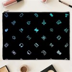 Noice, Dark, Gamer, Games, Gaming, Logo Cosmetic Bag (XXXL)