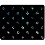 Noice, Dark, Gamer, Games, Gaming, Logo Two Sides Fleece Blanket (Medium)