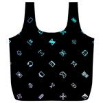 Noice, Dark, Gamer, Games, Gaming, Logo Full Print Recycle Bag (XL)