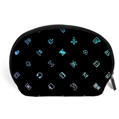 Noice, Dark, Gamer, Games, Gaming, Logo Accessory Pouch (Large) from ArtsNow.com Front