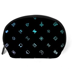 Noice, Dark, Gamer, Games, Gaming, Logo Accessory Pouch (Large) from ArtsNow.com Back